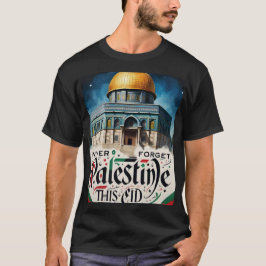 Nunca Esqueça a camiseta Mens Palestina