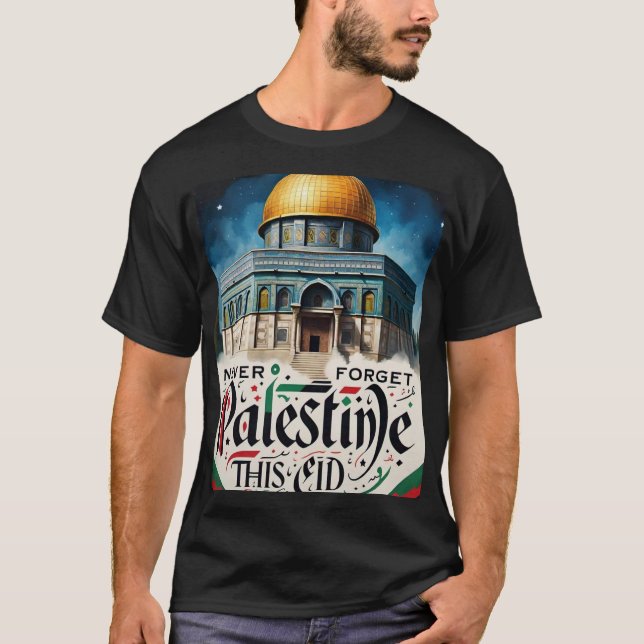 Nunca Esqueça a camiseta Mens Palestina (Frente)