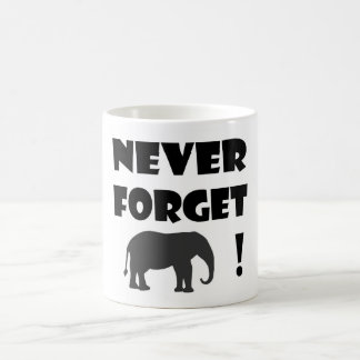 nunca esqueça a caneca clássica