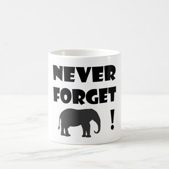 nunca esqueça a caneca clássica (Centro)