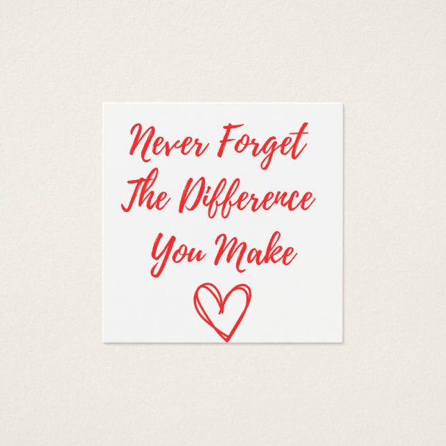 Nunca Esqueça A Diferença Que Faz, Graças (Frente)