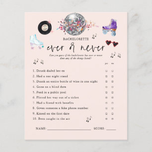 Nunca ou Nunca Roller Skate Bachelorette