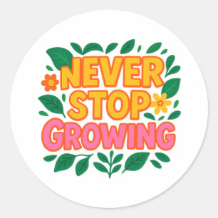 Nunca Pare De Cultivar O Adesivo