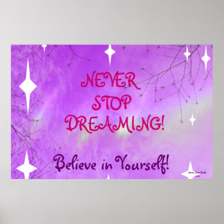 NUNCA PARE DE DREAMING Poster