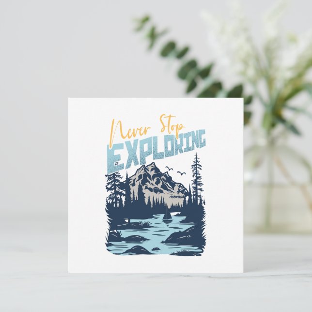Nunca Pare de Explorar - Aventura Natureza (Em pé/Frente)