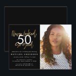 nunca parecia tão bom convite para o aniversário d<br><div class="desc">nunca parecia tão bom convite para o aniversário de fotos. O texto de script moderno monocromático e o design de efeito ouro. pode editar o número para se adequar a qualquer elemento etário de uma coleção.</div>