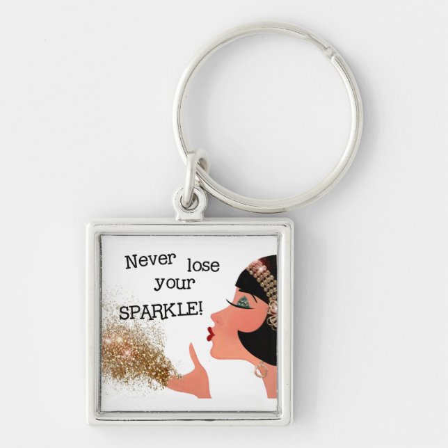 "Nunca Perder O SPARKLE!" CHAVEIRO DIVA (Frente)