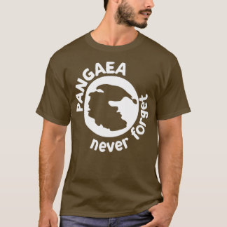 Nunca se esqueça da Camisa Pangea para Nerd de Geo