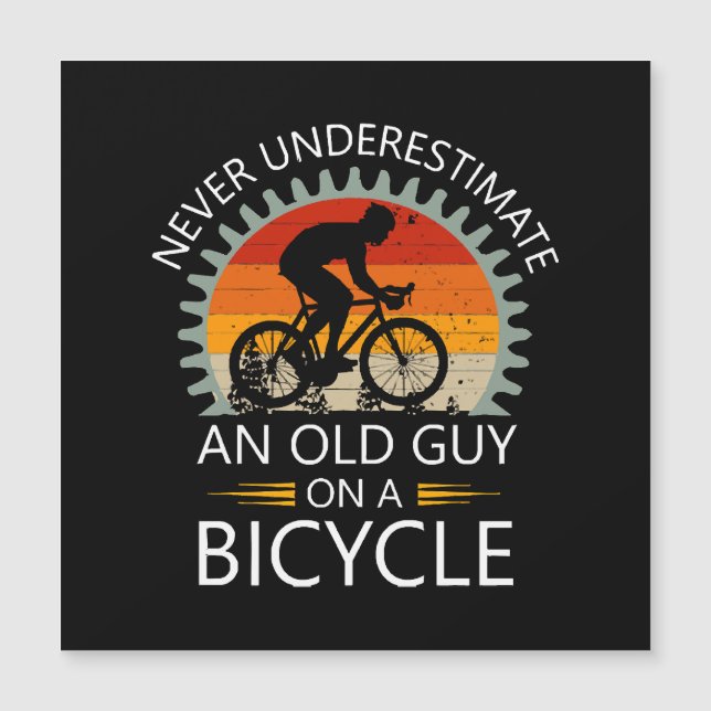 Nunca Subestime Um Velho Num Bicicleta (Frente)