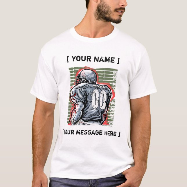 Nunca tema o t-shirt customizável (Frente)