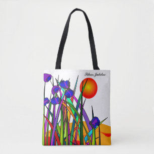 Nuns Silver 25 Jubilee Artsy Floral Tote Bag 2