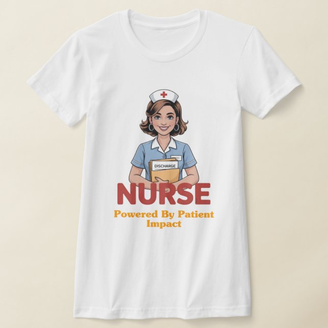 Nurse Powered by Coffee T-shirt (Postura )