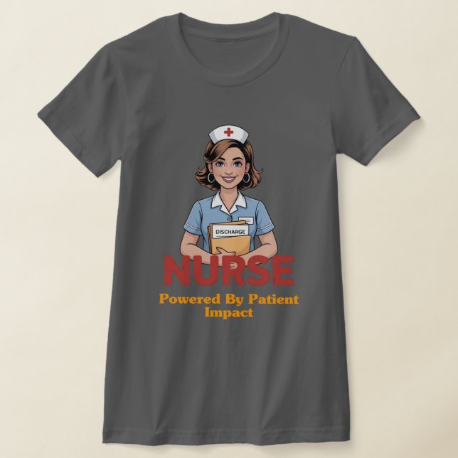 Nurse Powered by Coffee T-shirt (Postura )