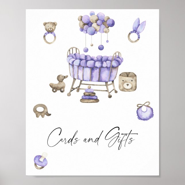 Nursery mobile - CARDS AND GIFTS Poster (Frente)