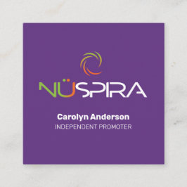 NuSpira Cartão de visita Roxo