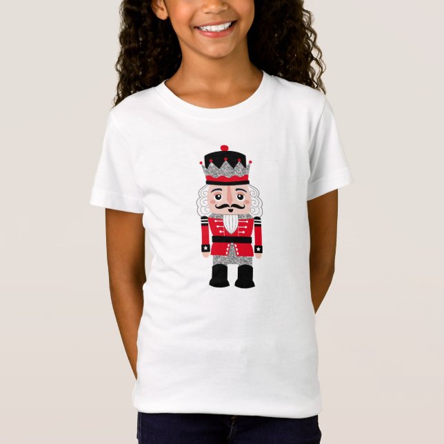 Nutcracker Christmas Girls T-shirt (Frente)
