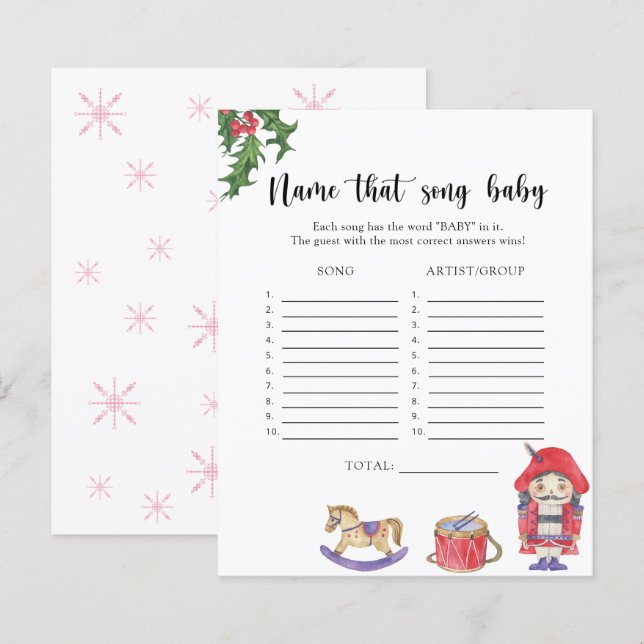 Nutcracker - Diga a esse Bebê (Frente/Verso)