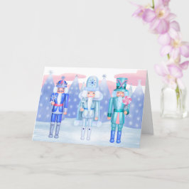 Nutcracker Kings Feliz Natal em Cartão Alemão