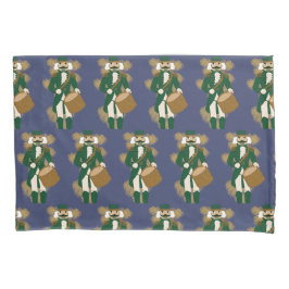 Nutcracker Navy Blue Dark Academia Pillowcase