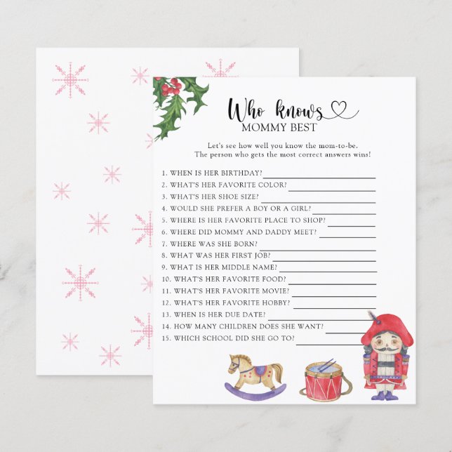 Nutcracker - Quem conhece melhor a mamãe (Frente/Verso)