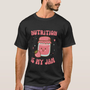 Nutrição é Minha Paixão Camisa Divertida de Nutric