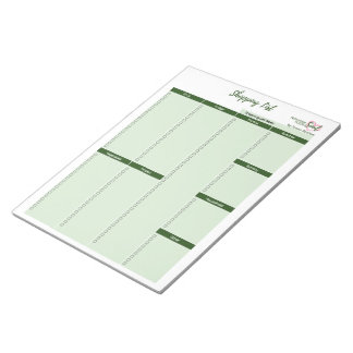 Nutricione seu Bloco de Notas da Lista de Comprada