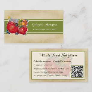 Nutricionista Certificado Código QR de Bem-Estar d