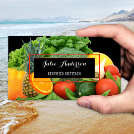 Nutricionista nutricionista Cartão de visita de Co