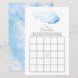 Nuvem 9 Bridal Shower Bingo Aquarela