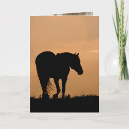 Nuvem caminha no Cartão de Saudação Sunset Wilse H