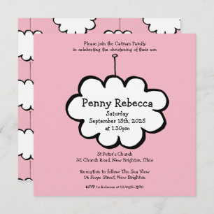 Nuvem em um Convite de Criação de String