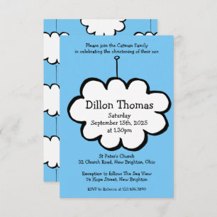 Nuvem em um Convite de Criação de String