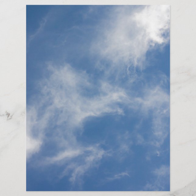 Nuvens Azuis num Céu (Frente)