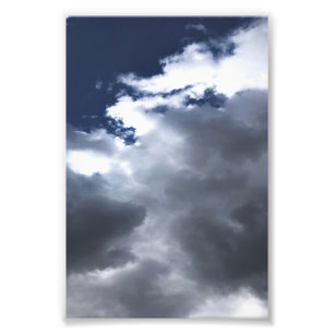Nuvens brancas Azul Céu Foto Alargamento
