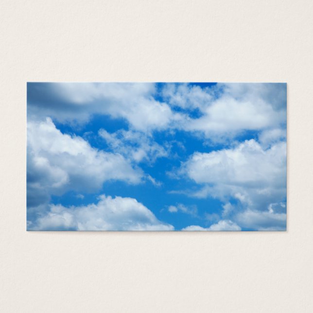Nuvens Brancas do Céu Azul Céu Pesado Fundo (Frente)