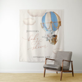 Nuvens de Balão de Elefante Tapeçaria