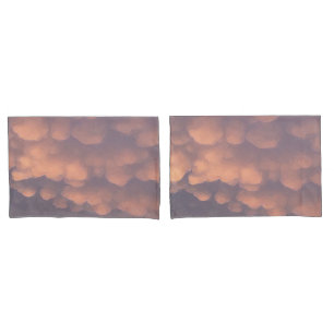 Nuvens de Bola de Algodão Rosa