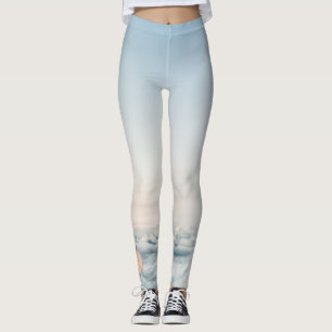 Nuvens de Leggings Personalizadas com Monograma