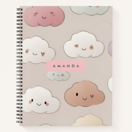 Nuvens de Sorriso de Kawaii Cute Personalizadas
