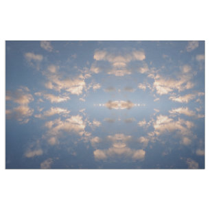 Nuvens e tecido da foto do céu azul