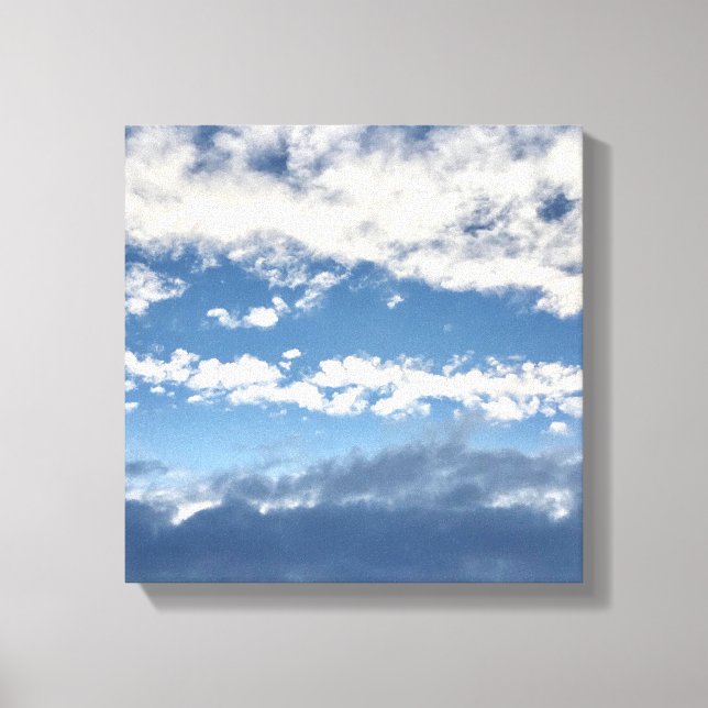 Nuvens na Canvas Wall Art (Frente)