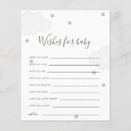 Nuvens Neutras De Gênero e Estrelas Desejam Bebê