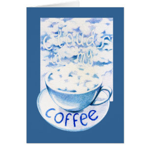 Nuvens no meu Cartão de Café