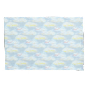 Nuvens Pastel Fofas em Azul Claro