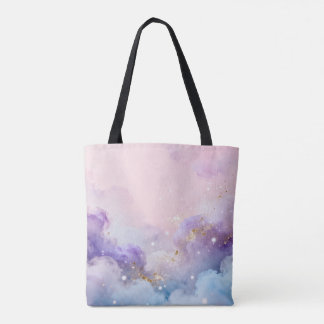 Nuvens Sonhadoras do Oriente - Bolsa Tote Pastel M