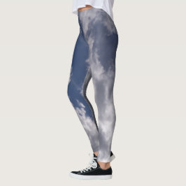 nuvens tempestuosas formando-se em leggings únicas
