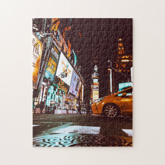 NY Quebra-cabeça Cênicos Duro de Arte da Cidade Ji (Vertical)