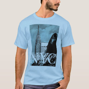 NYC Chrysler que constrói o t-shirt