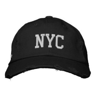 NYC DISTRESSED CHINO TWILL BONÉ - PRETO