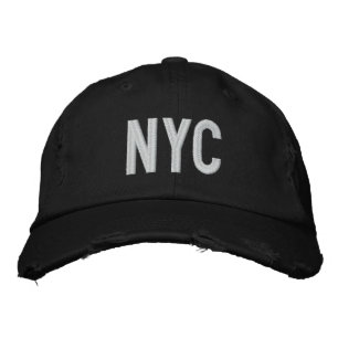 NYC DISTRESSED TWILL BASEBALL BONÉ